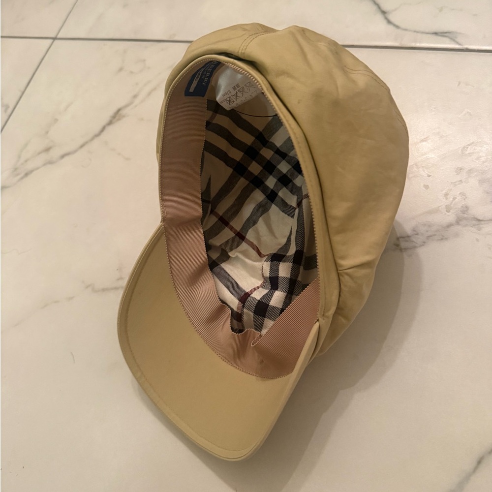 BURBERRY VINTAGE FLAT CAP - Picture 8 of 15